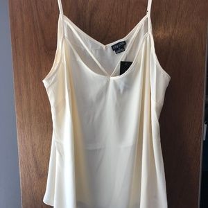 NWT Cream Tank, Size 18W